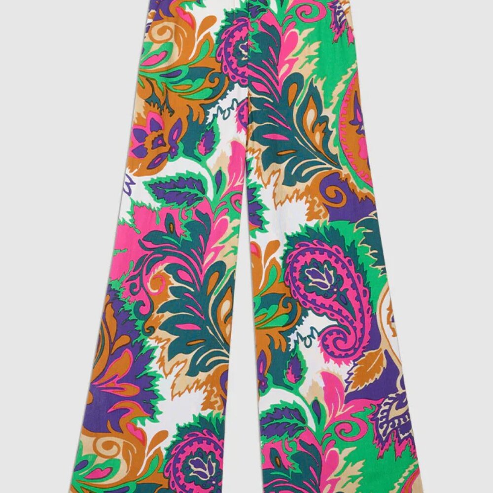 NWT Ba&sh Vert Naomie Pant Women's Size 34 IT (XS)